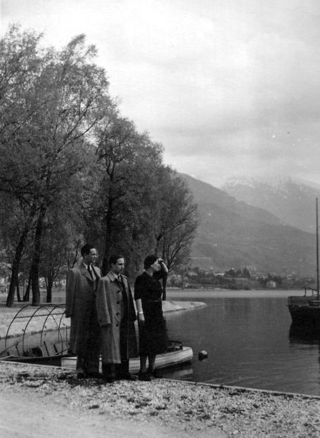 Abb. 14 | Ida (Inge) Hirthe mit ihren Söhnen Martin und Heinz im Tessin (Foto, 1939). Foto: Georg Hirthe