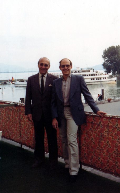 Abb. 48 | Heinz und Thomas Hirthe bei einem Wochenendausflug in Lindau (Foto, September 1981). Foto: Gertrud Hirthe